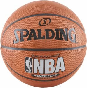 Spalding NBA NeverFlat Hexagrip basketball