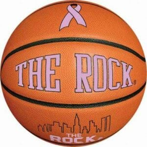 The Pink Rock basketball